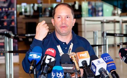 Migración Colombia General Director Juan Francisco Espinosa. Photo courtesy Migración Colombia