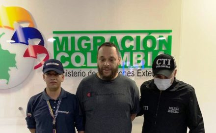 Convicted narco trafficker & fugitive Daron Odell Jones. Photo Courtesy Fiscalia General de la Nación