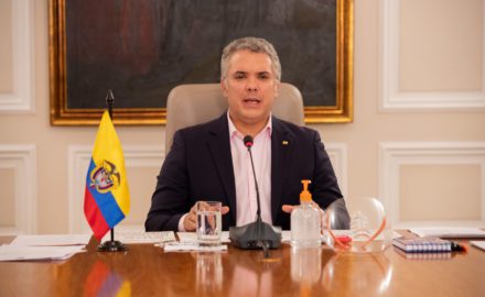 El Presidente de la República, Iván Duque Márquez, anunció este viernes la decisión del Gobierno Nacional de extender hasta el próximo 11 de mayo el Aislamiento Preventivo Obligatorio. Foto: Nicolás Galeano