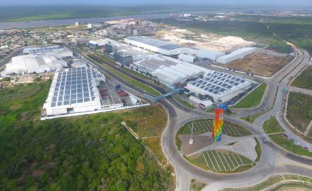Tecnoglass facilities in Barranquilla