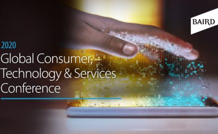 Baird presents its Global Consumer, Technology & Services Conference to be held virtually Tuesday, June 2 – Thursday, June 4.