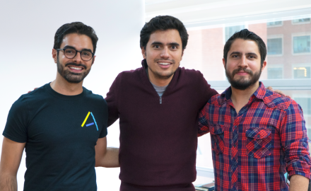 ADDI co-founders Santiago Suarez, Daniel Vallejo, and Elmer Ortega (Photo: Globe Newswire)