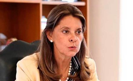 Photo of Marta Lucia Ramirez by Felipe Castaño, Vicepresidency of The Republic