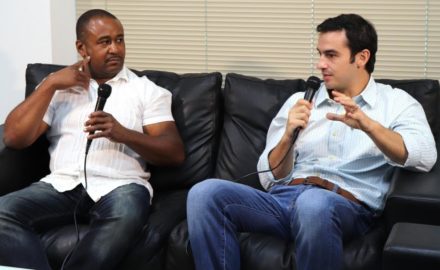 Loren Moss (l) & Santiago Giraldo (Photo credit: Liliana Padierna)