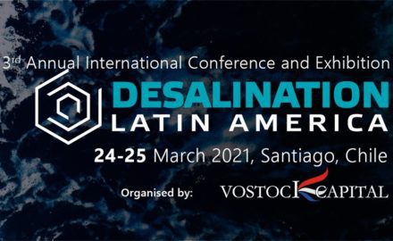 Join key industrial desalination companies, regulatory authorities, government, technology & equipment suppliers, and investors across Latin America, the US, Canada and Europe at the 3rd International investment conference and exhibition “Desalination Latin America” which will be held on 24-25 March 2021