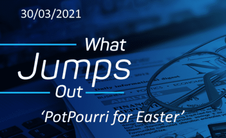 What Jumps Out, Easter 2021
