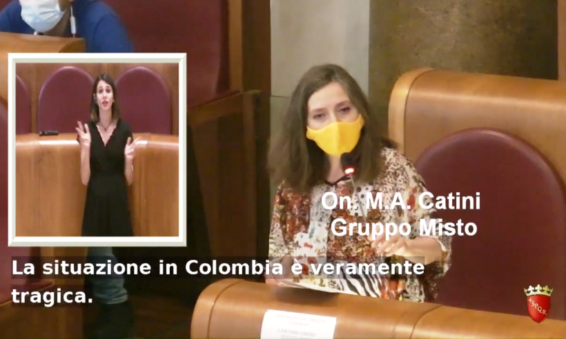 Filed by assembly member Maria Agnese Catini, The motion goes on to demand resolution of an investigation over the death a year ago of Italian citizen Mario Paciolla, a UN human rights observer in Colombia.