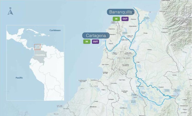 Magdalena cruise route