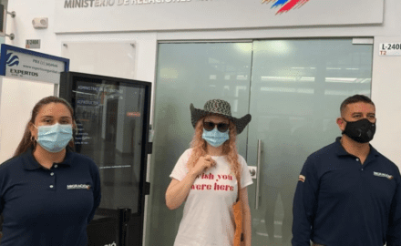 Sprößer was detained then deported by Colombian Migration (photo: Migración Colombia)