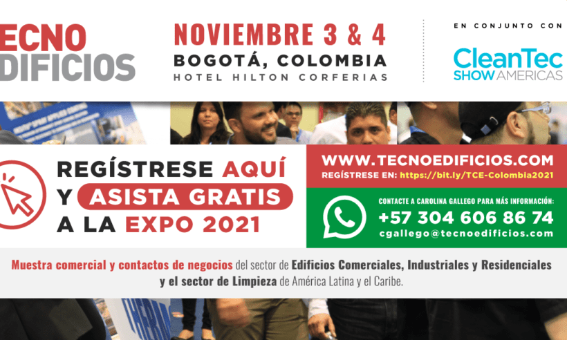 Bogotá & San José To Host TecnoEdificios, Refriamericas & CleanTec In-Person Conventions In November