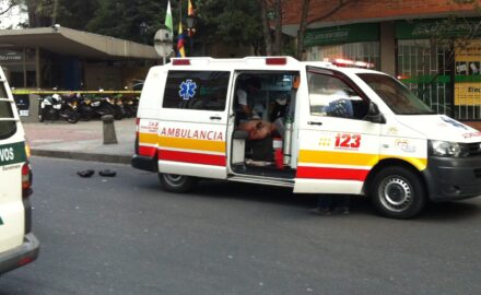 Chapinero, Bogotá crime scene photo © Loren Moss