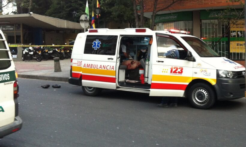 Chapinero, Bogotá crime scene photo © Loren Moss