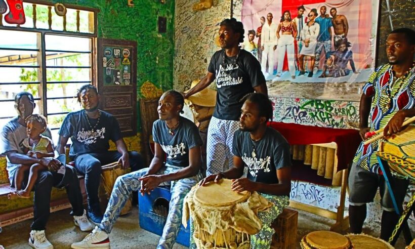 Palenquero musical group Kombilesa Mi, based out of San Basilio de Palenque (Photo © Loren Moss)