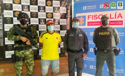 Kevin Alfonso Flórez was captured in the El Refugio neighborhood of Piedecuesta Santander