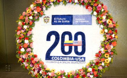 “Colombian flowers have conquered American hearts”. Photo Courtesy of the Embassy of Colombia in the United States.