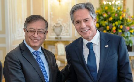 Gustavo Petro and Anthony Blinken (US State Department Photo)