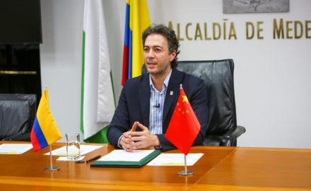 Medellín Mayor Daniel Quintero (photo Twitter)