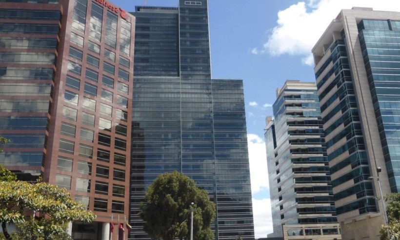 The Teleport Center is on Bogotá's north side.