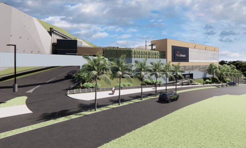 Rendering of Poblado location courtesy of Pricesmart