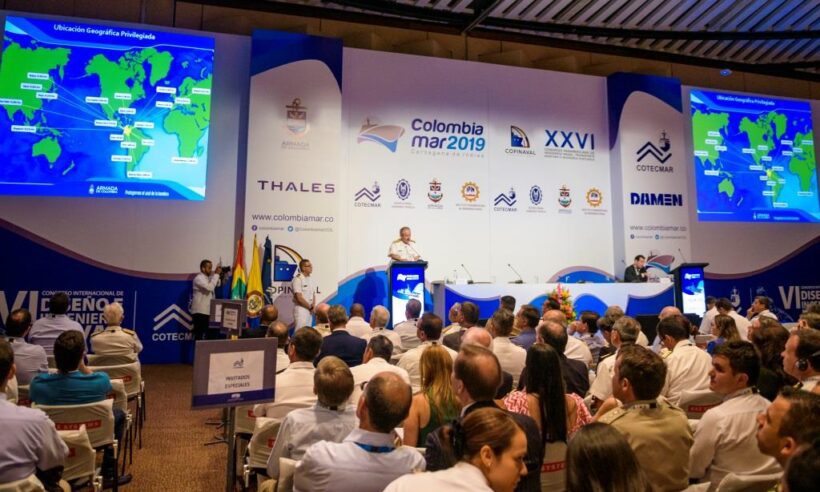 Colombiamar draws naval designers and officials from around the world.