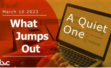 What jumps out: A quiet one