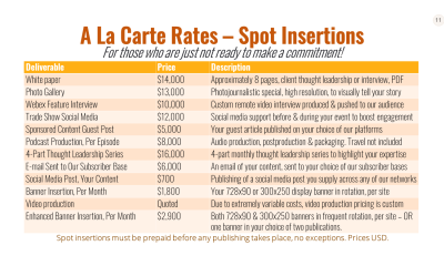 Finance Colombia Spot Insertion Rates