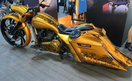 Harley Davidson has been a faithful and enthusiastic exhibitor every year (photo: Loren Moss)