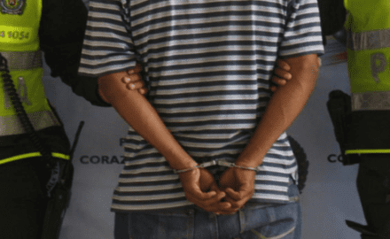 Colombian police arrested