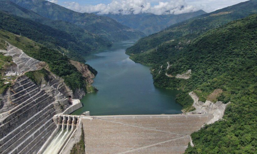 Hidroituango hydroelectric dam.