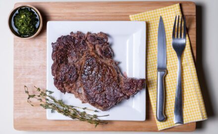 Colombian beef cooked in Bogotá. (Credit: Jared Wade)