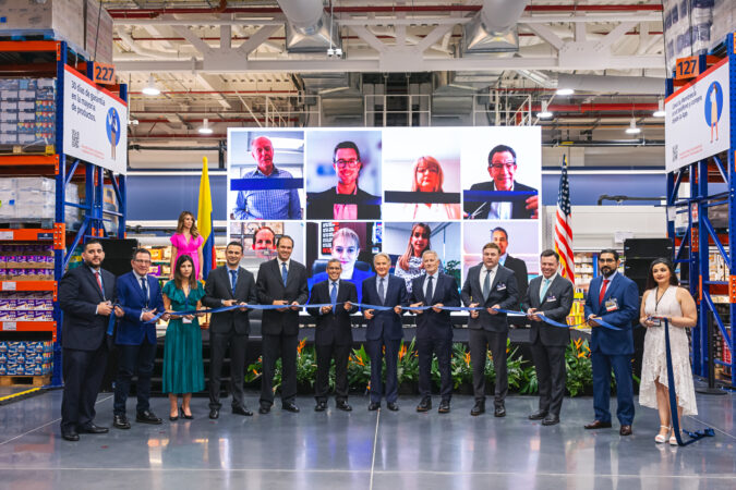 The ribbon cutting of PriceSmart's second location in Medellín, Colombia. (Photo credit: PriceSmart)
