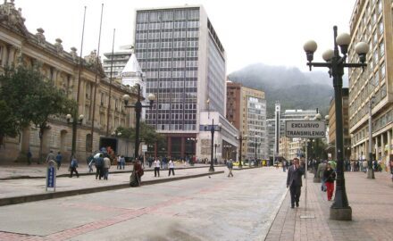 Banco de la República, the central bank of Colombia, in Bogotá. (Photo credit: Camilo Sanchez)
