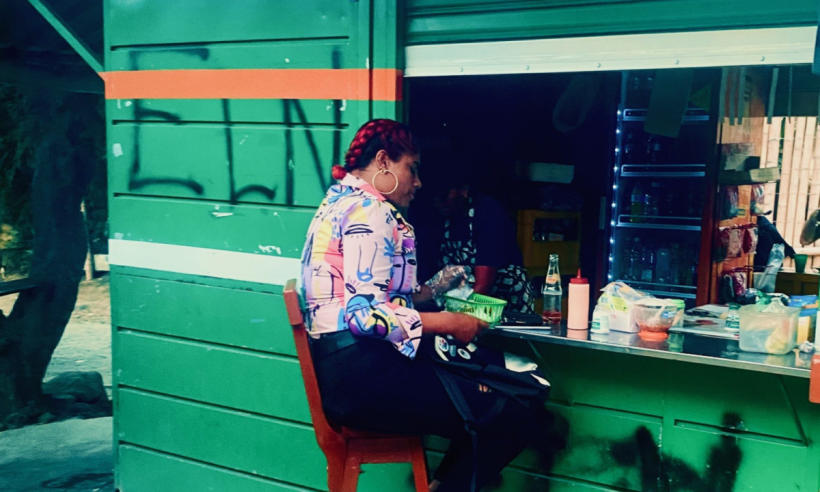 Grafiti of the ELN and ex-FARC Mafia near Corinto, Cauca (Credit: Henry Shuldiner)