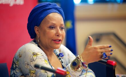Piedad Córdoba, former senator in Colombia. (Credit: Olivier Hansen)