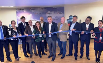 JetSmart ribbon cutting at El Dorado's Terminal 2 (Photo: Loren Moss)