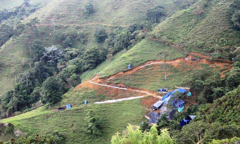 Collective Mining site. Photo: Loren Moss