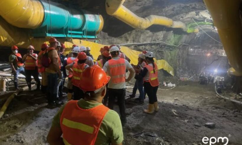 Hidroituango tunnel. Photo provided by EPM