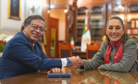 President of Colombia and president of Mexico