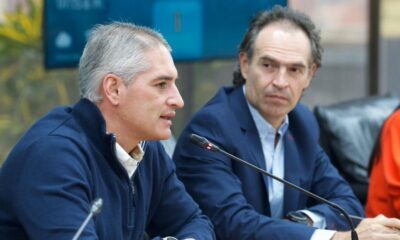 Governor of Antioquia Andrés Julián Rendón (left) and Medellín Mayor Federico Gutierrez (photo:Alcaldía de Medellín)