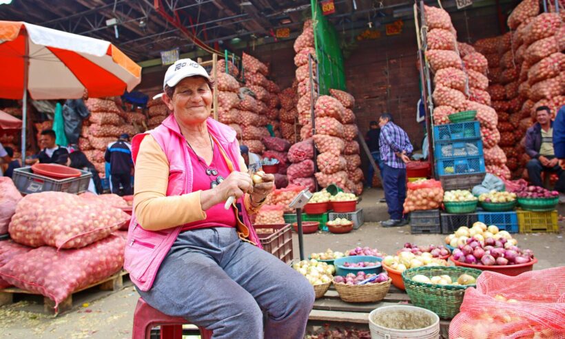 Colombian vegetables.