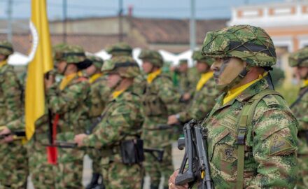 Colombian soldiers.