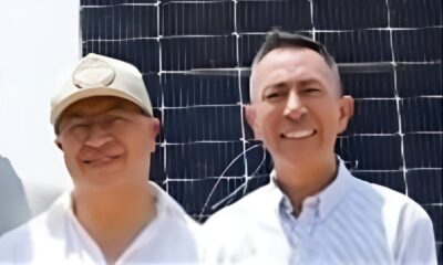 Colombian President Gustavo Petro (l) with campaign manager & now Ecopetrol CEO Ricardo Roa (photo: ANH)