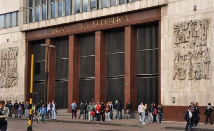 Banco de la Republica, the central bank of Colombia, in Bogotá.