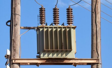 Electricity transformer.