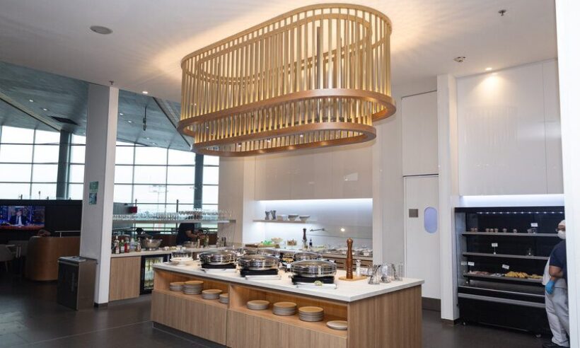 LATAM Airlines lounge.