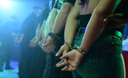 Colombian police bust.