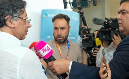 President Gustavo Petro was reached by journalists in Seville (Spain), where he was attending the Fourth Conference on Financing for Development of the United Nations (UN)