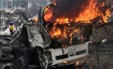 Cali attack. Photo from Twitter.