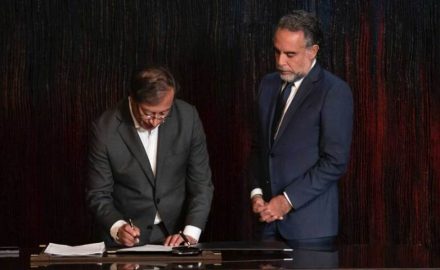 Colombian President Gustavo Petro (left) with Interior Minister Armando Benedetti (photo: Presidency of Colombia)