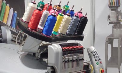 Yarns at Inexmoda in Medellín (photo © Loren Moss)